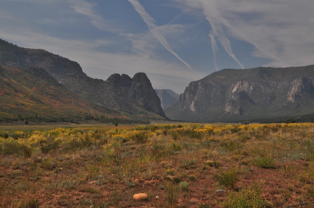 the fall colors along Highway 141